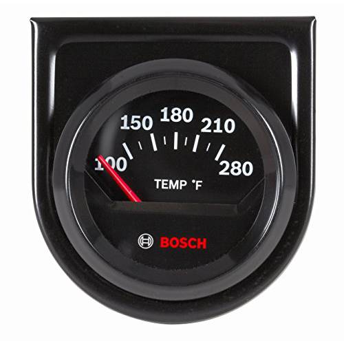 Bosch SP0F000049 스타일 라인 2 전자 워터 오일 온도 게이지 블랙 다이얼 얼굴, 페이스 블랙 베젤