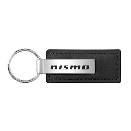 Au-Tomotive 골드, Inc. 호환가능한 닛산 Nismo 블랙 가죽 키링, 열쇠고리, 키체인