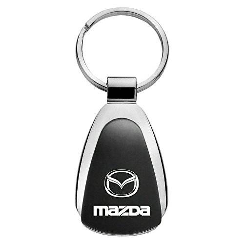 Mazda  키체인, 키링, 열쇠고리&  열쇠고리 - 블랙 물방울모양