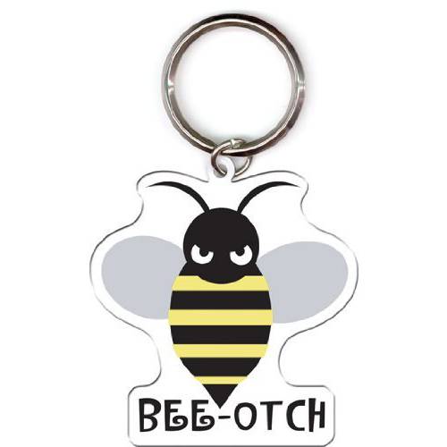 Evilkid Productions - Bee-otch Bumblebee - 메탈 키체인,키링,열쇠고리