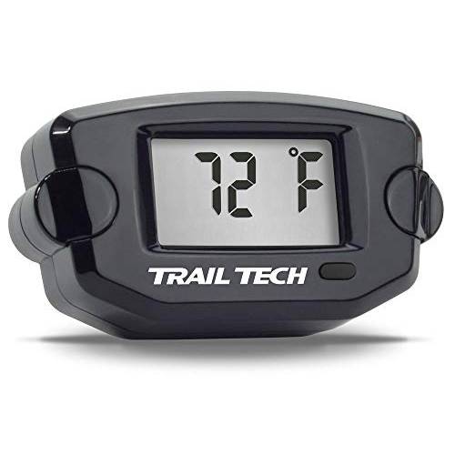 Trail Tech 742-EH3 블랙 TTO 온도 디지털 게이지 25mm 호스 센서