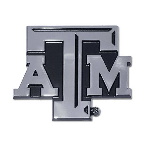 Texas a& M University Aggies NCAA 대학 크롬 도금 프리미엄 메탈 차량용 트럭 오토바이 엠블렘, 앰블럼