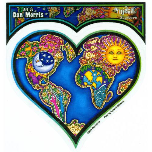 Dan Morris - Earth Heart - 스티커/  데칼