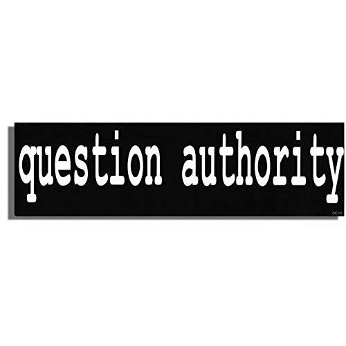 Gear Tatz QUESTION Authority New Political Novelty 범퍼/ 차량용 자석/ 데칼 마그네틱,자석 스티커 Liberal Conservative Democrat 공화주의자 Punk 락 자동차 트럭 성인