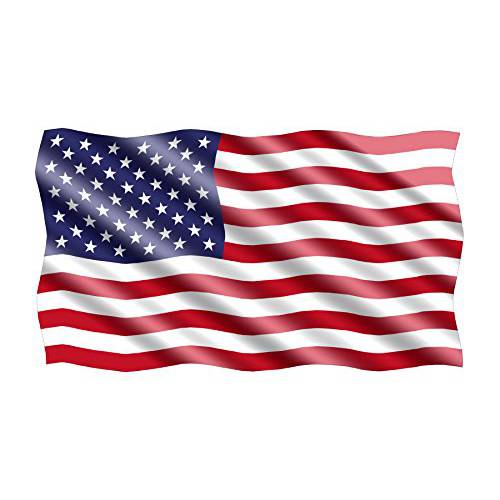 로그 강 전술 10x6 라지 Waving 아메리칸 USA 깃발 자동차 트럭 창문 데칼 스티커 Patriotic 오토 범퍼 스티커 비닐 자동차 트럭 RV SUV 보트 지원 US 밀리터리