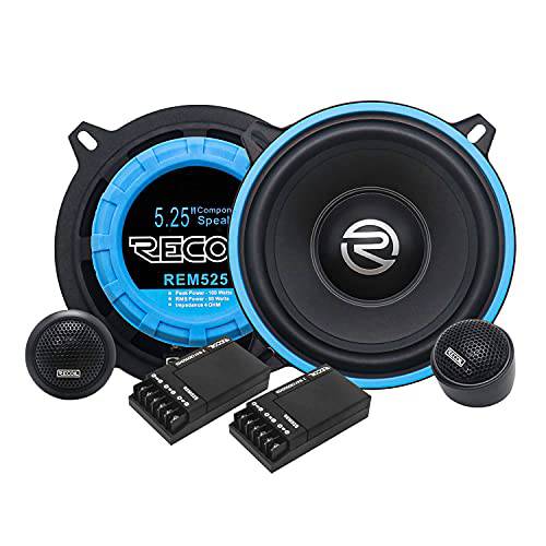 리코일 REM525 에코 시리즈 5.25-Inch 자동차 오디오 컴포넌트 스피커 시스템