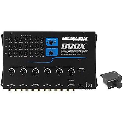 AudioControl DQDX 블랙 6 채널 퍼포먼스 디지털 신호 프로세서
