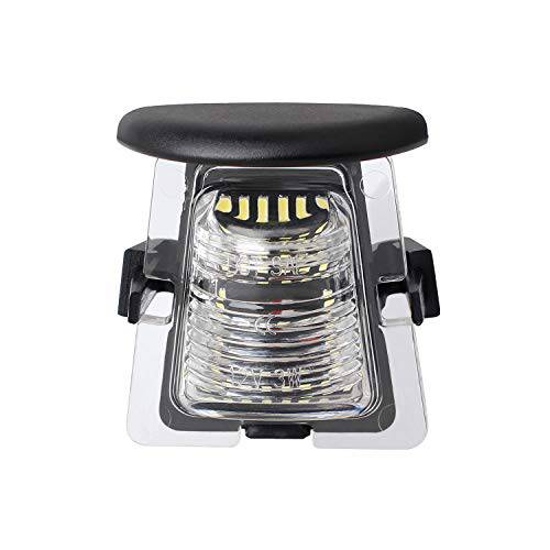 RUXIFEY LED 특허 플레이트 라이트 태그 램프 교체용 호환가능한 2007 to 2018 JK 랭글러, 6500K 화이트