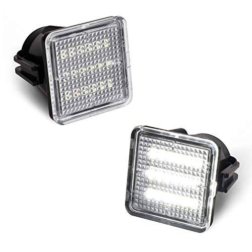 RUXIFEY LED 특허 플레이트 라이트 램프 호환가능한 툰드라 2014 to 2019, 타코마 2016 to 2019, 6500K 화이트, 팩 of 2