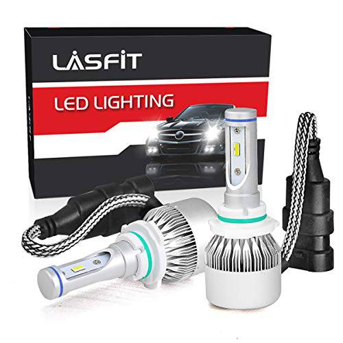 LASFIT 9012 LED 헤드라이트전구, 전조등 브라이트 60W 6000LM 6000K LED 전구, 플러그& 플레이 (2PCS)