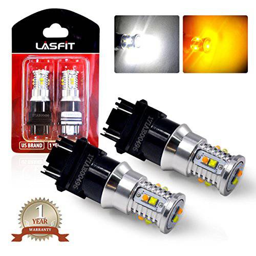 Lasfit 전환 3157 3057 3155 3457 4157 슈퍼 브라이트 LED 전구  방향지시등 낮 런닝 라이트 주차 라이트 화이트 노란색 Yellow(NEED 저항기)