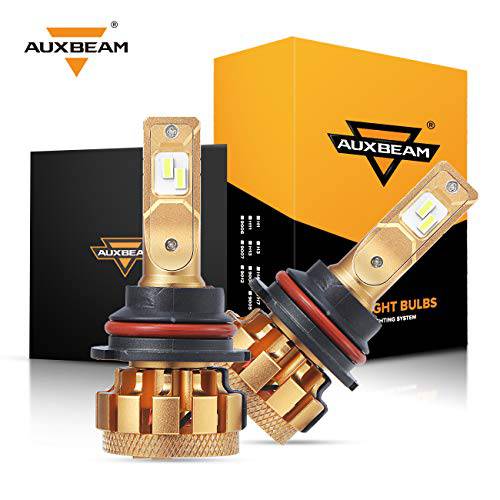 Auxbeam 9004 LED 헤드라이트전구, 전조등 F-16 플러스 Series LED 헤드라이트 2 Pcs of 9004 Led 헤드라이트,전조등 변환 키트 70W 7000lm 하이 밝기 SMD LED 칩 드라이빙라이트 (팩 of 2)