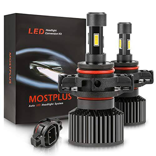 MOSTPLUS 4 Sides LED 포그라이트, 안개등 H16 60W 7600LM 6000K 화이트 전구 TX1860 원 쌍, 세트