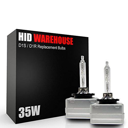 HID-Warehouse HID 제논 교체용 전구 - D1S/ D1R/ D1C - 6000K 라이트 블루 (1 쌍, 세트)