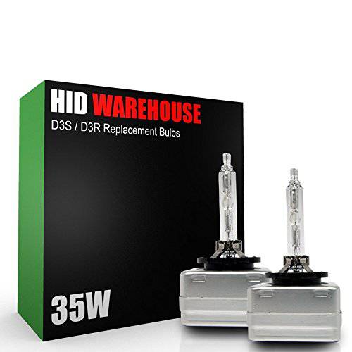 HID-Warehouse HID 제논 교체용 전구 - D3S/ D3R/ D3C - 5000K 브라이트 화이트 (1 쌍, 세트)