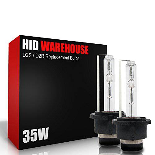 HID-Warehouse HID 제논 교체용 전구 - D2S/ D2R/ D2C - 8000K 미디엄 블루 (1 쌍, 세트)