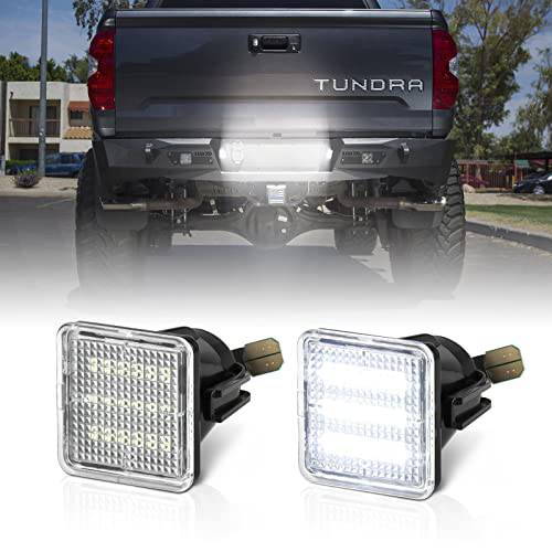LED 특허 플레이트 라이트 조립품 램프 교체용 호환가능한 툰드라 2014-2021, 타코마 2016-2021 픽업 트럭, 6500K 화이트