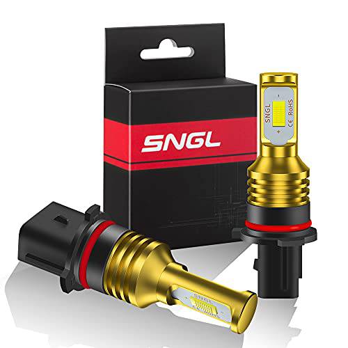 SNGL PSX26W LED 포그라이트, 안개등 전구 6000k 제논 화이트 익스트림 브라이트 하이 파워 PSX26W H28W 12278 LED 전구 DRL or 포그라이트, 안개등 램프 교체용