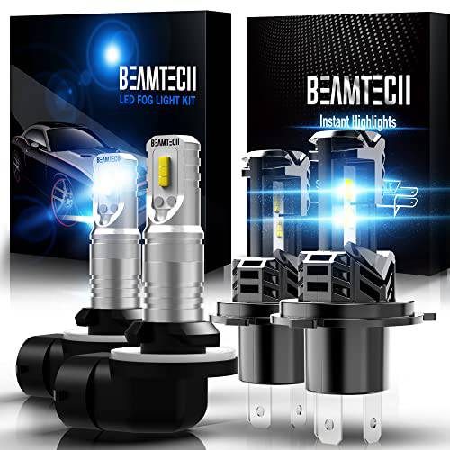 BEAMTECH H4 LED 전구+ BEAMTECH 881 LED 포그라이트, 안개등 전구