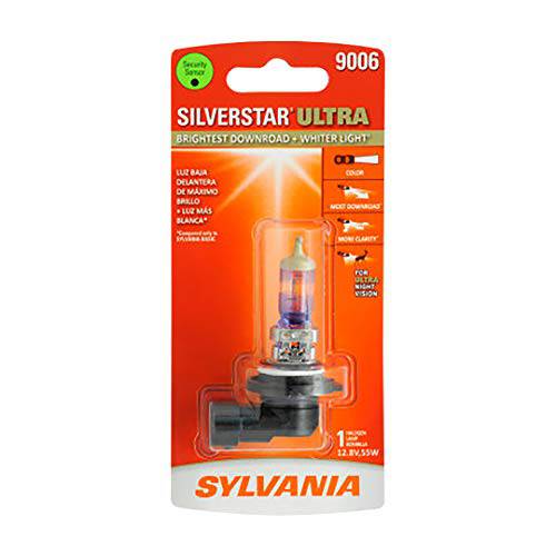 SYLVANIA 9006 SilverStar 울트라 고성능 할로겐 헤드라이트전구, (포함 1 전구)