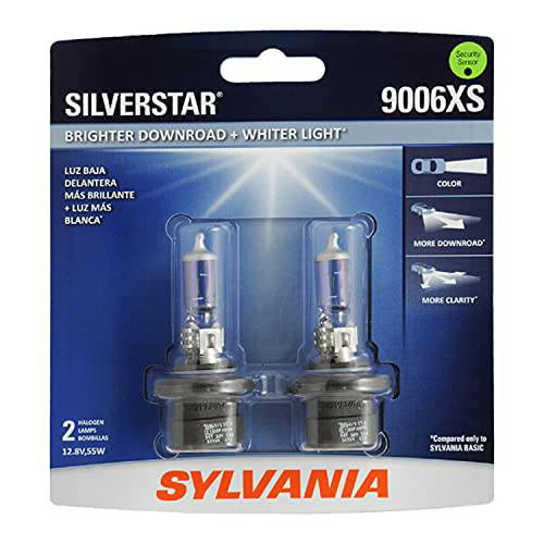 SYLVANIA 9006XS SilverStar 고성능 할로겐 헤드라이트전구, (포함 2 전구)