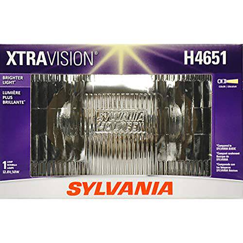 SYLVANIA - H4651 XtraVision 봉인 빔 헤드라이트, 전조등 - 할로겐 헤드라이트, 전조등 교체용 제공 More Downroad 시계 (포함 1 전구)