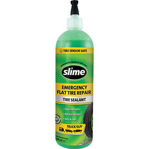 Slime 20 Ounce 10012 응급시 타이어 수리 실란트, 20 oz. (트럭/ SUV), 그린