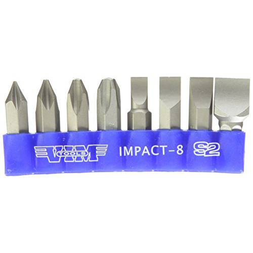 VIM Tools Impact-8 충격 퀄리티 S2 비트 세트 - 8 피스