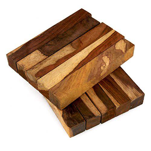 Legacy Woodturning, Cocobolo 나무 펜 공백, 화이트 우드, 3/ 4 x 3/ 4 x 5, 팩 of 10