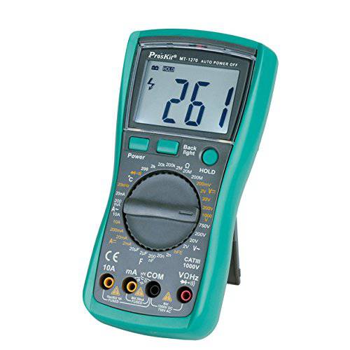 Pro’sKit MT-1270 디지털 멀티미터,전기,전압계,측정