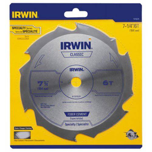 IRWIN 15702ZR 7-1/ 4 6T 파이버 시멘트 Irwin 클래식