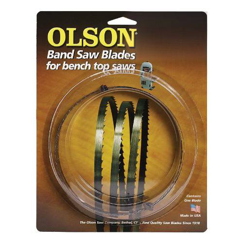 Olson 톱 WB55356BL 56-1/ 8-Inch by 1/ 4 와이드 by 6 이 Per 인치 밴드쏘 블레이드