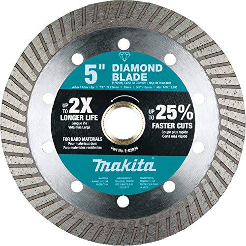 Makita E-02624 5 다이아몬드 블레이드, 터보, 하드 재질