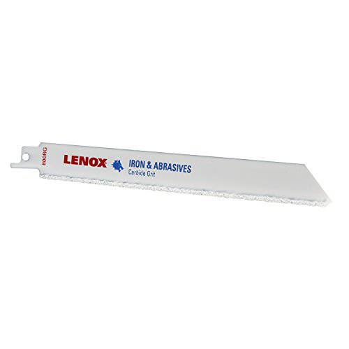 LENOX 20576-800RG 8 미디엄 카바이드 그릿 타일,  클레이, 점토, 찰흙, 지점토&  파이프 커팅 왕복 톱날 - 2 팩