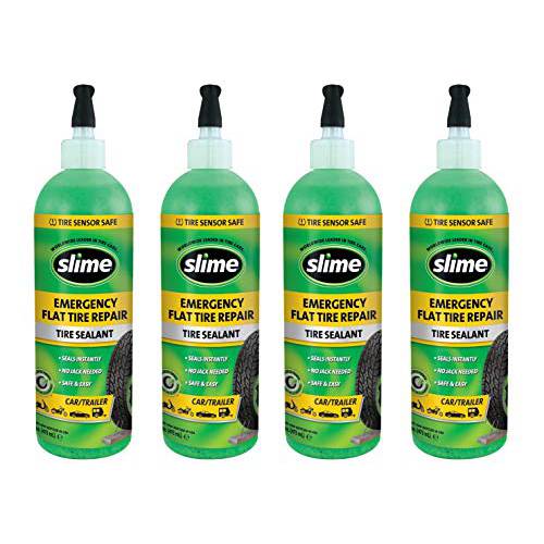 Slime 16 Ounce 10011 응급시 타이어 수리 실란트 (차량용/ 트레일러), 16 oz. 판매 as 4 팩
