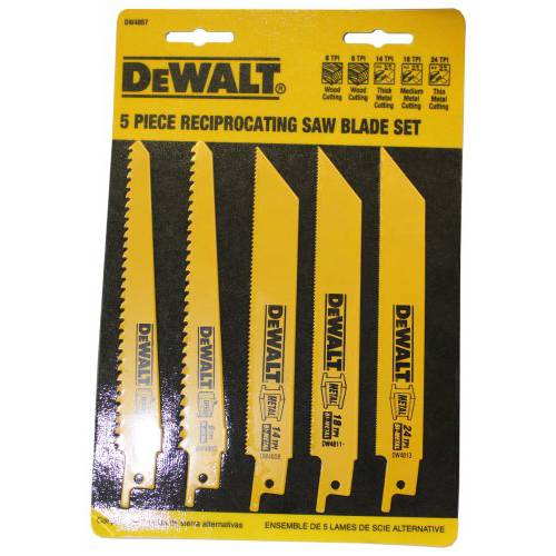 DEWALT DW4857 메탈/ 벌목 컷소 블레이드 세트, 5-Piece