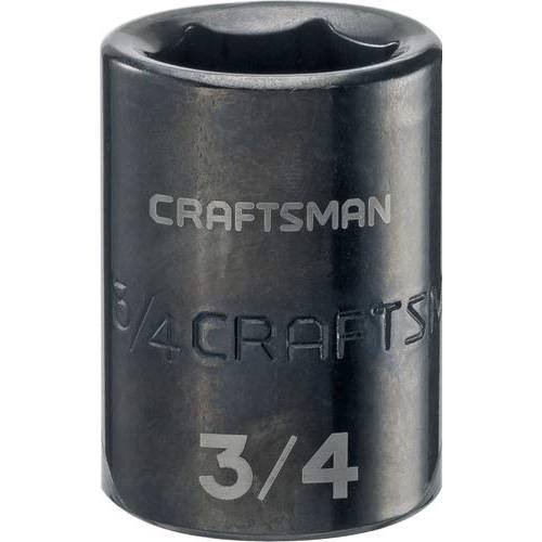 Craftsman 얕은 임팩트소켓, 육각비트소켓 SAE 1 2-Inch 드라이브 3 4-Inch CMMT15854