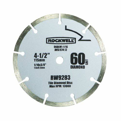 Rockwell RW9283 4 1/ 2-Inch 60-Grit 다이아몬드 컴팩트 원형 톱날