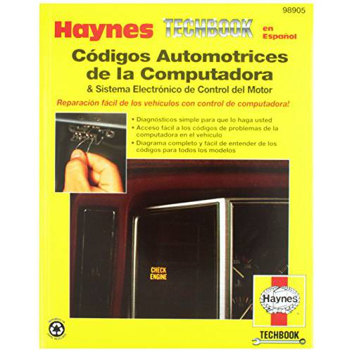 Haynes Codigos Automotrices de la Computadora 스페인의 수리 수동 (98905)