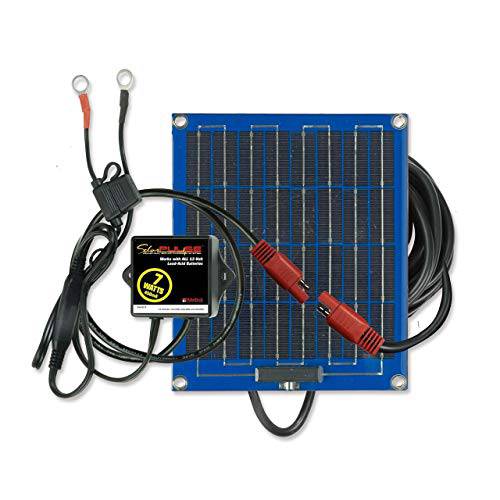 PulseTech SolarPulse SP-7 태양광 배터리 충전기 메인테이너, 블루, 7 와트
