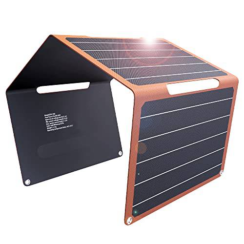 30W 폴더블 태양광 패널 배터리 태양광충전기 다양한 출력 DC/ USB/ Type-C 휴대용 파워 스테이션 발전기, 폰, 노트북…
