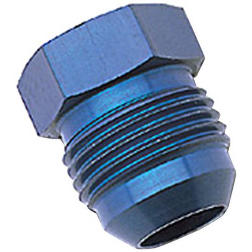 Russell RUS-660190 Edelbrock/ 660190 블루 양극처리 알루미늄 -6AN 플레어 플러그 어댑터