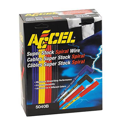 ACCEL 5040B 8mm 슈퍼 Stock 나선, 스파이럴 범용 와이어 세트 - 블루