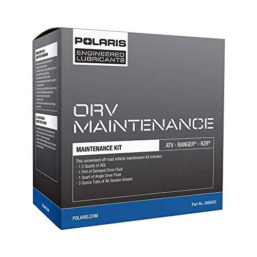 Polaris ORV 정비 키트, 2880425, 포함 1.5 쿼트 AGL, 1 Quart 앵글 드라이브 액상, 1 파인트 수요 드라이브 액상, 모든 시즌 구리스