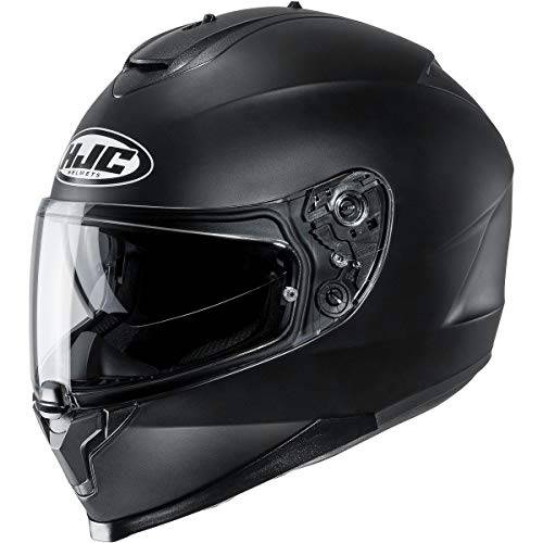 HJC Helmets C70 헬멧 (라지) (SEMI-Flat 블랙)