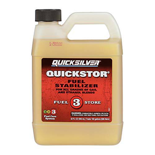 QuickSilver 8M0058682 Quickstor 연료 트리트먼트,영양 and 스테빌라이저 - 32 Ounce 병