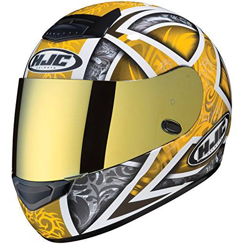 HJC Helmets HJ-25 Pinlock 쉴드 스트리트 오토바이 헬멧 악세사리 - 골드/ 원 사이즈