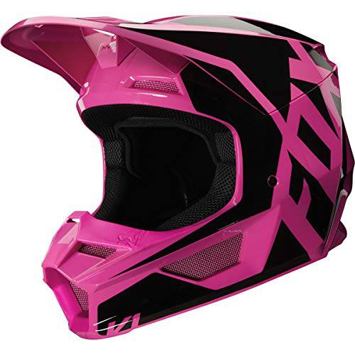 Fox Racing 2020 Women’s V1 헬멧 - Prix (XX-Large) (핑크)