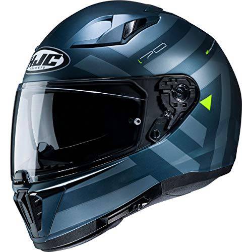 HJC Helmets I 70 Watu Men’s 스트리트 오토바이 헬멧 - MC-4SF/  라지