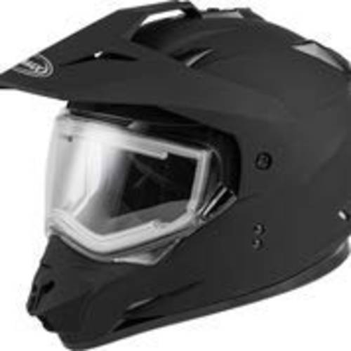 GMAX GM-11S Dual-Sport, Full-Face 스노우 헬멧, DOT-Approved (매트 블랙)